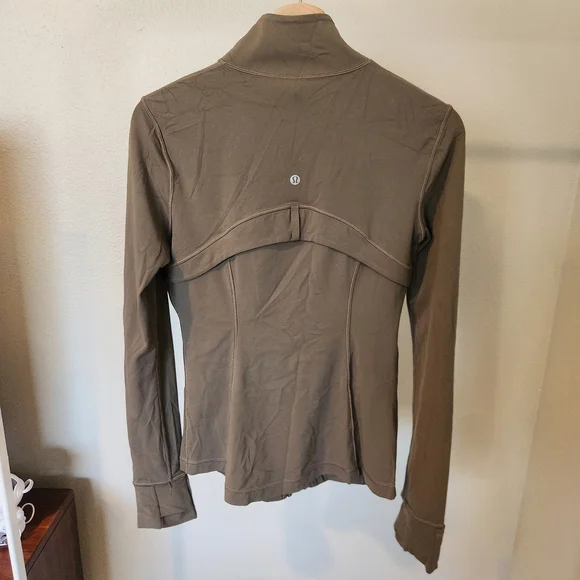 Lululemon Athletica Brown Utility Jacket with Standing Collar - Picture 4 of 4